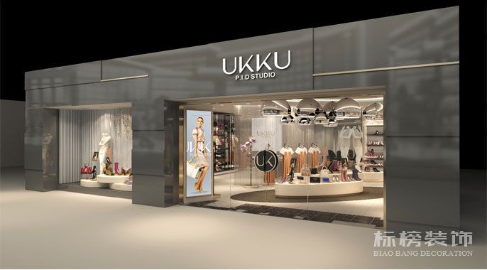 ukku女裝店麵裝修9