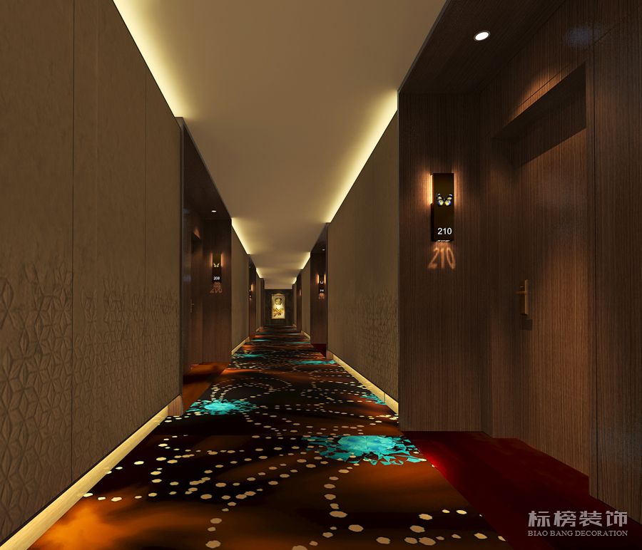 鹹寧酒店二樓過道